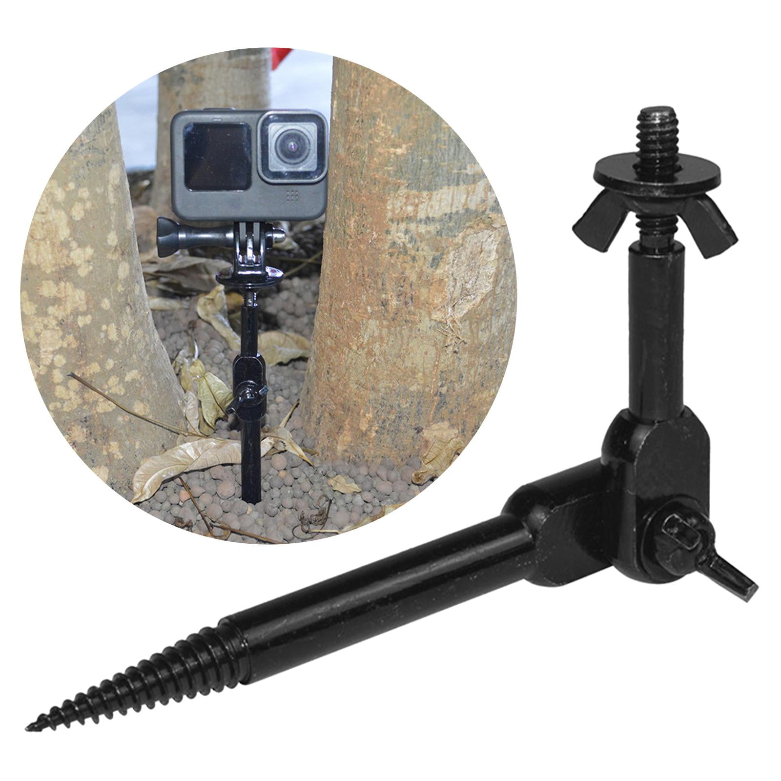 Trail Camera Holder Tree,360 Degrees Rotating Screw Mount Adjustable