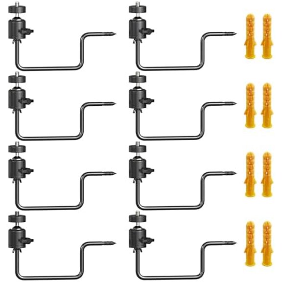 Trail Camera Tree Mount: 360 Degrees Adjustable Game Camera Mount with 1/4 inch Screw, Easy Installation & Compact Sturdy