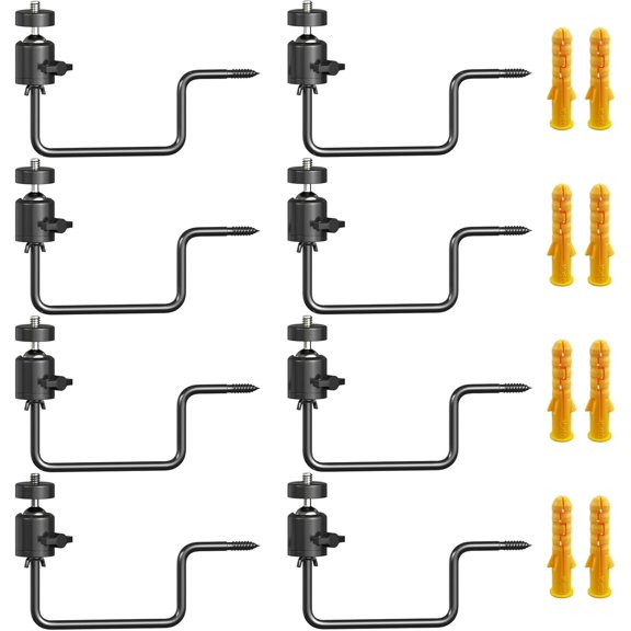 Trail Camera Tree Mount: 360 Degrees Adjustable Game Camera Mount with 1/4 inch Screw, Easy Installation & Compact Sturdy