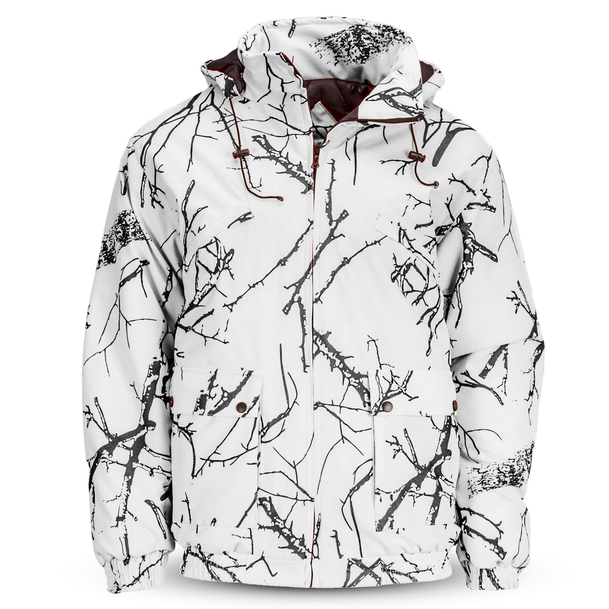 Men's Camo Print Water Repellent Insulated Jacket