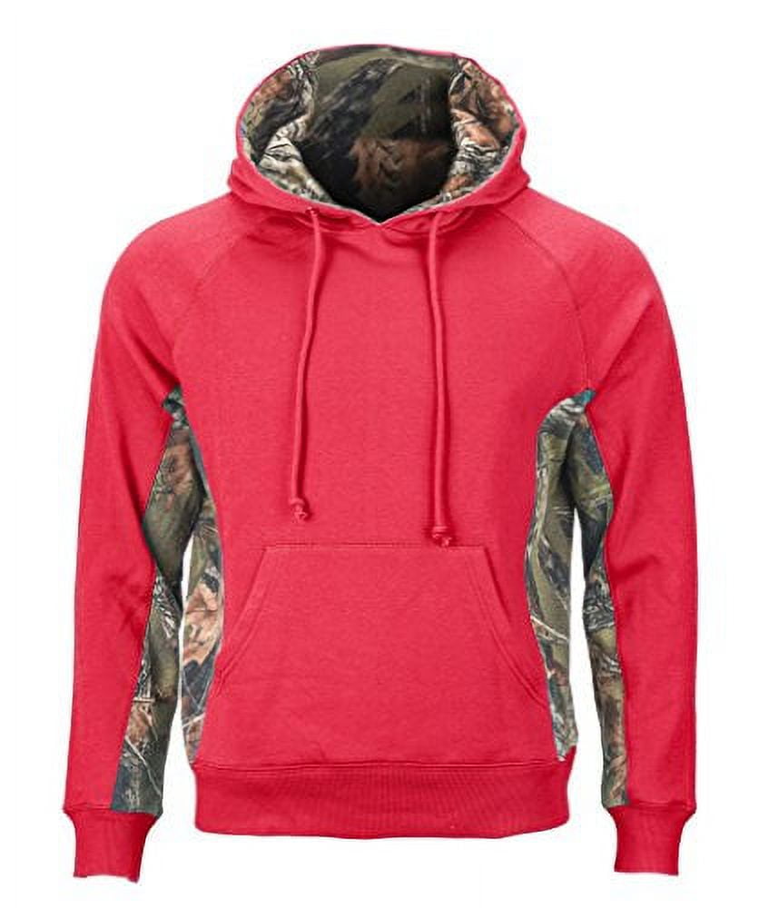 Trail Crest Women's Camo Hooded Sweatshirt, XL, Coral