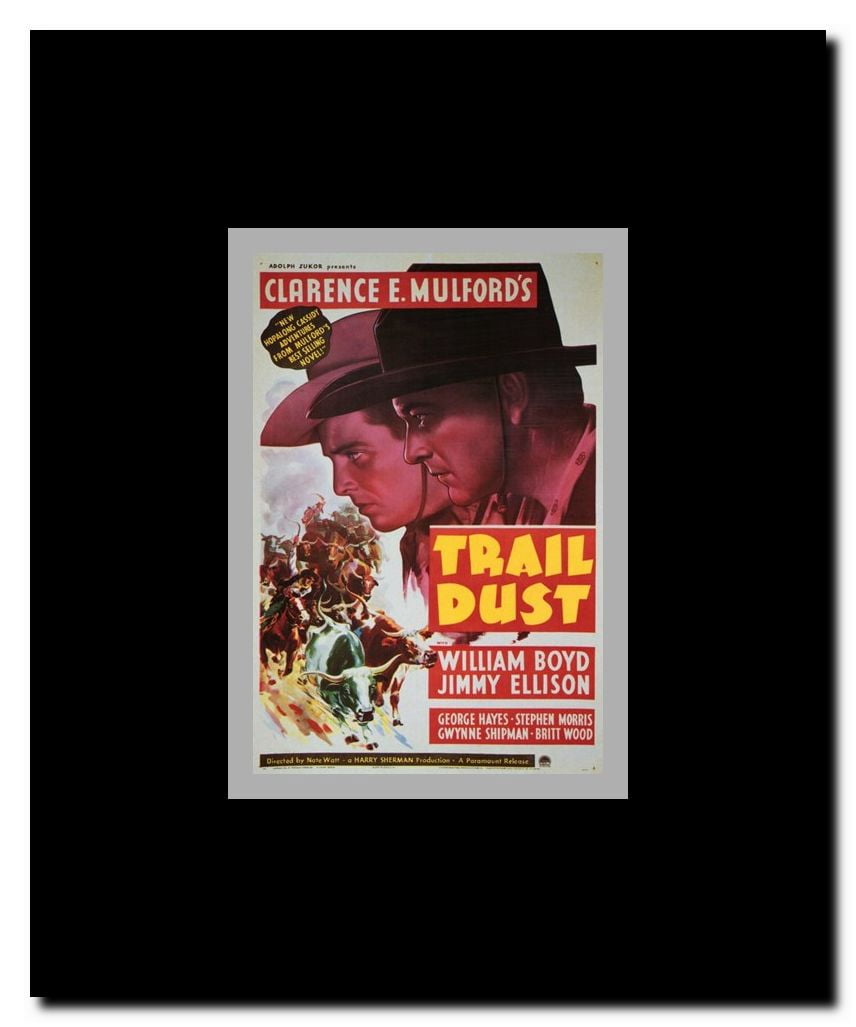 Trail Dust Framed Movie Poster