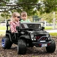 thumbnail image 1 of Trail Explorer 24V Kids Ride On Truck With Parental Control Remote, LED Foam Wheels, MP3 + Wireless Music Streaming, Vegan Leather Seats, 1 of 11