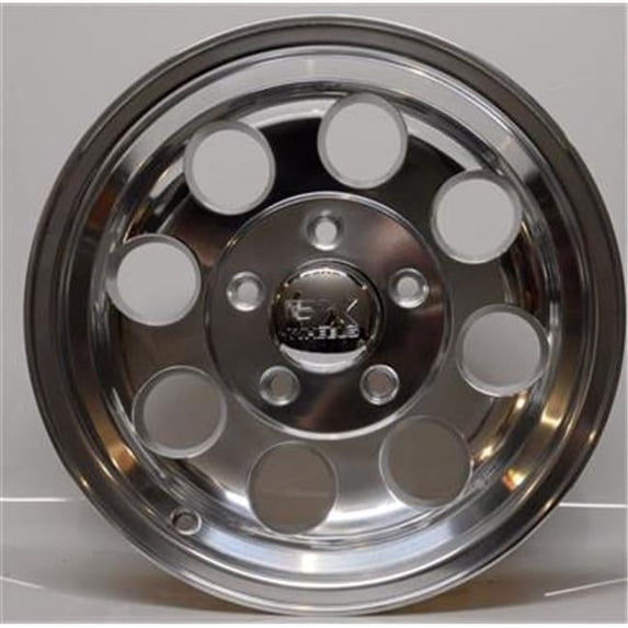 Trail FX 308-5873P 15 x 8 Wheel with 8 Hole & 5 on 5 Bolt Pattern, Polished