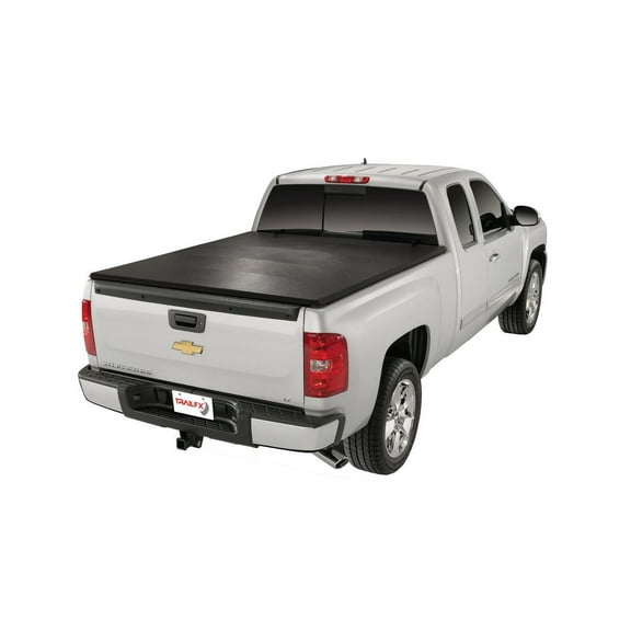 Trail FX TFX1001 Soft Tri-Fold Tonneau Cover Black Vinyl w/ Aluminum Rails Fits select: 2004-2012 CHEVROLET COLORADO, 2004-2012 GMC CANYON