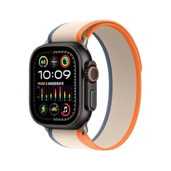 Trail Loop Nylon Band - Compatible with Apple Watch Ultra 2 Band/Ultra Bands 49mm 45mm 44mm Men Women, Braided Elastic Weave Sport Strap for iWatch Ultra 2, iWatch Ultra Series 10 46mm SE/9/8/7/6/5