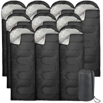 Trail Maker 50-70 F Rectangular Sleeping Bag, Black