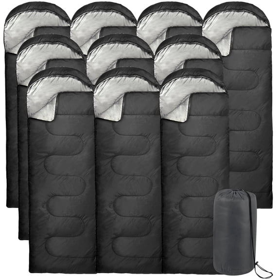 Trail Maker 50-70 F Rectangular Sleeping Bag, Black