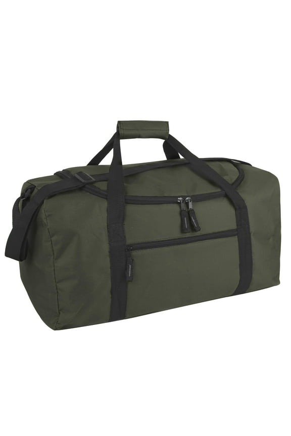 Men Women Teens 20" Travel Duffel Bag, Hunter Green