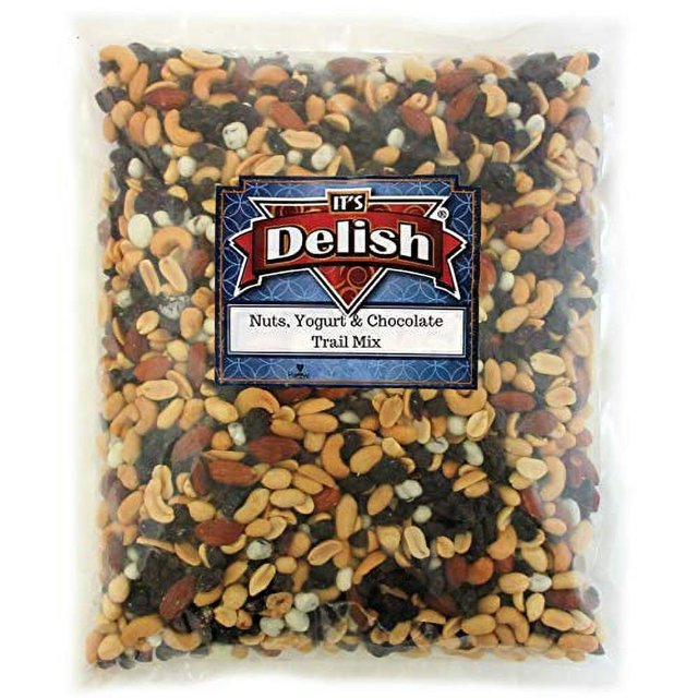 Trail Mix with Greek Yogurt Raisins Dark Chocolate Dried Fruit Nuts by