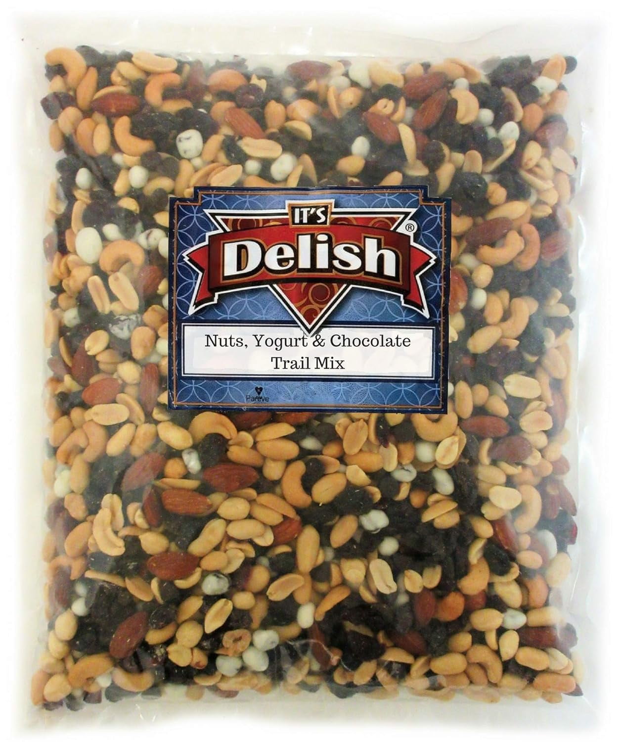 Trail Mix with Greek Yogurt Raisins Dark Chocolate Dried Fruit Nuts by