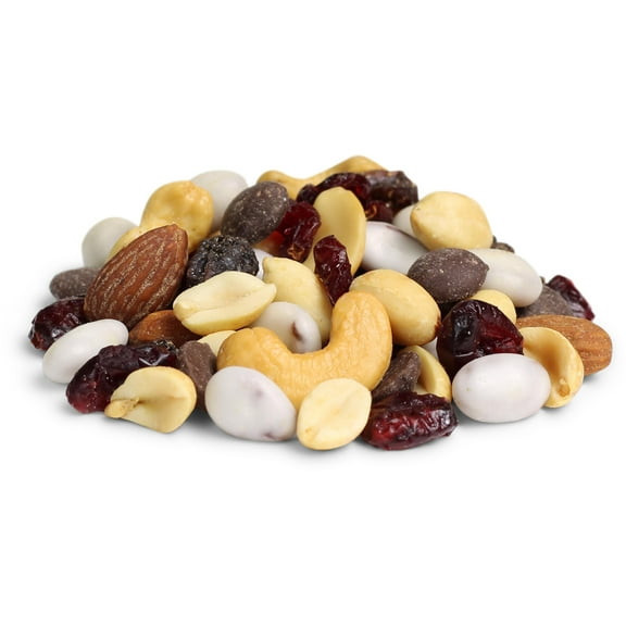 Deluxe Trail Mix with Greek Yogurt, Chocolate, Fruit and Nuts by Its Delish, 5 Lbs Bulk Bag  Healthy Mix of Greek Yogurt Coated Raisins & Dark Chocolate Chips, Sweet & Salty Snack  Kosher Dairy