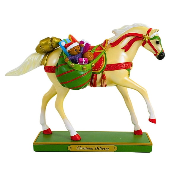 Trail Of Painted Ponies Christmas Delivery Figurine #6009478LE
