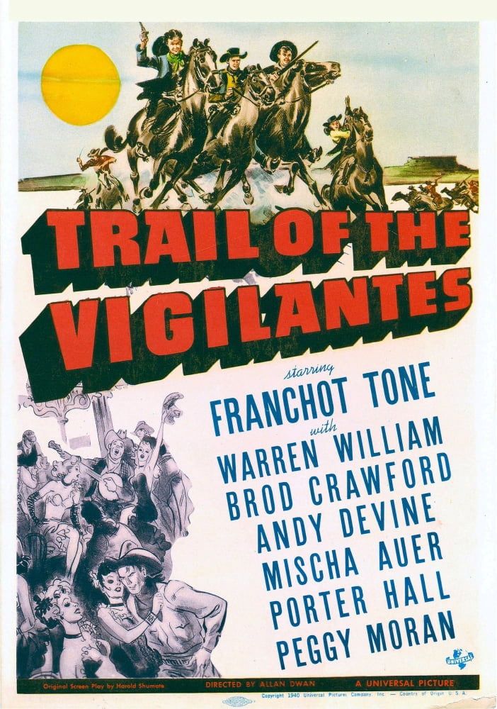 Trail Of The Vigilantes Canvas Art - (11 x 17)