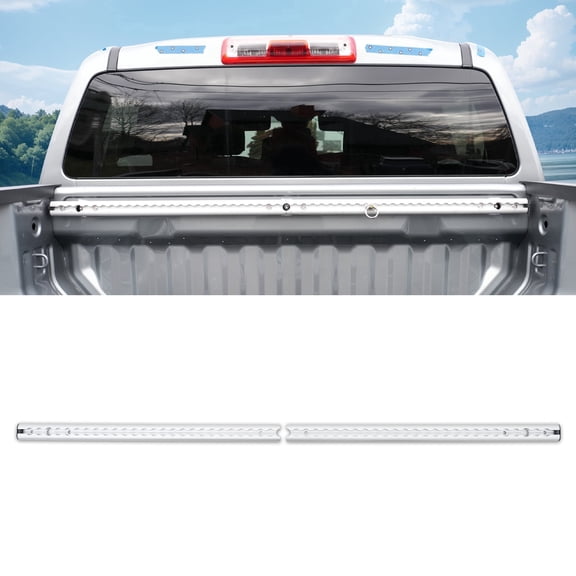 Trail Rail System Compatible with 2023-2026 Chevy Colorado GMC Canyon Truck Bed Front Track Aluminum Alloy Cargo Management Tie Down Rail L-Track for 2025 Chevrolet Colorado Accessories
