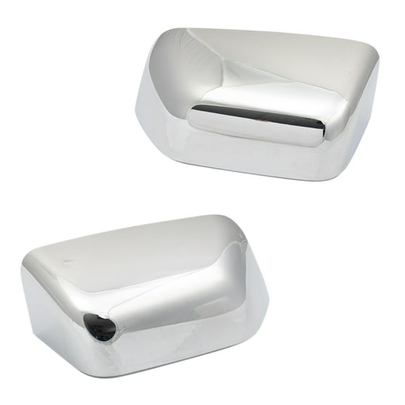 Trail Ridge 2 Piece Tow Mirror Cap Cover Set Pair Chrome LH & RH Sides for Ford Super Duty TR00975