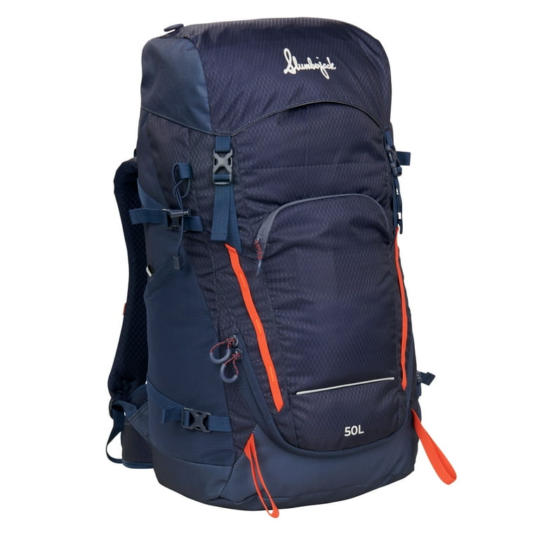 Slumberjack Trail Ridge 50 Liter Camping Gear Backpack for Adults
