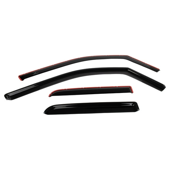 Trail Ridge Front & Rear Window Rain Deflector Guard Smoked Fits: 2019-21 Ram 1500 Truck Extended Cab