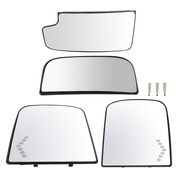 Trail Ridge Mirror Glass Set Fits 2014-2017 Chevrolet Silverado 1500 GMC Sierra TR18807
