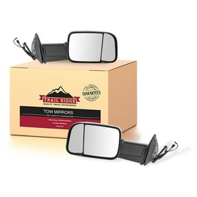 Trail Ridge Tow Mirror Power Folding Heated Signal Puddle Black Pair Set for Ram TR00042 Fits select: 2013-2018 RAM 1500, 2013-2018 RAM 2500