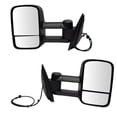 thumbnail image 1 of Trail Ridge Tow Mirror Power Heated Textured Black Pair Set for GM Pickup SUV TR00658 Fits select: 2007-2014 CHEVROLET SILVERADO, 2007-2014 CHEVROLET TAHOE, 1 of 7