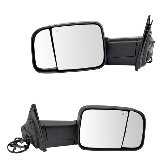Trail Ridge Tow Mirror Power Turn Signal Puddle Lamp Blind Spot Pair for Ram TR00767