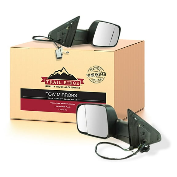 Trail Ridge Tow Mirror Upgrade Power Folding Heated Signal Temp Pair for Ram TR00083