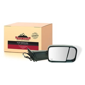 Trail Ridge Towing Mirror Power Heated Signal Puddle Black RH for 12-13 Ram TR00122 Fits select: 2012 DODGE RAM 1500, 2012 DODGE RAM 2500