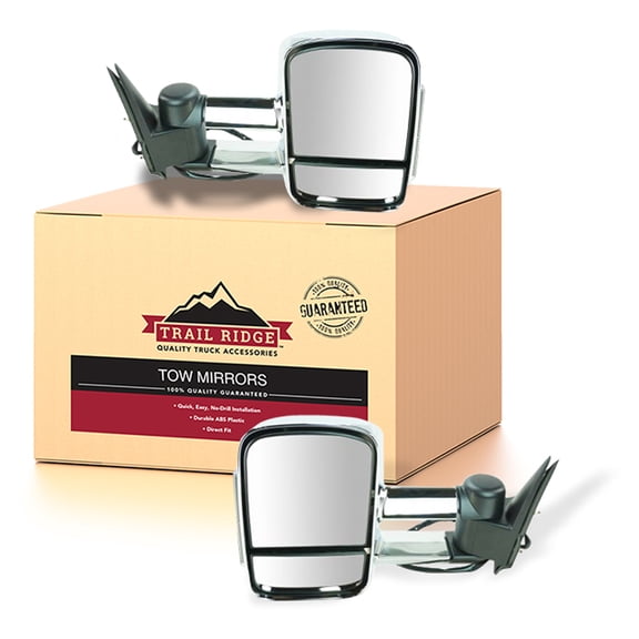 Trail Ridge Towing Mirror Power Heated Signal Side Chrome Pair Set for Chevy GMC TR00240 Fits select: 2003-2007 CHEVROLET SILVERADO, 2003-2007 GMC NEW SIERRA