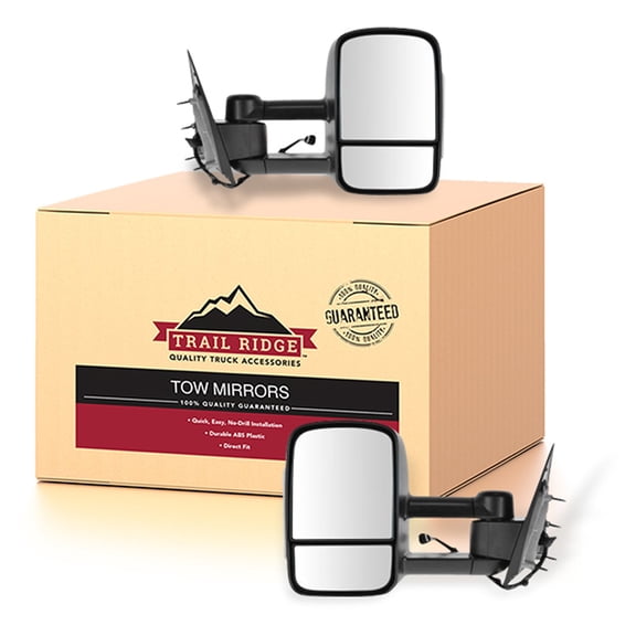 Trail Ridge Towing Mirror Power Heated Signal Textured Pair for Sierra Silverado TR00256 Fits select: 2014-2019 CHEVROLET SILVERADO, 2014-2019 GMC SIERRA