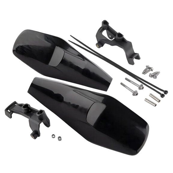Trail Riding Handguard Assembly Compatible with HVQ TE FE Models, Wide Front Coverage, Pair Mount Hardware Package