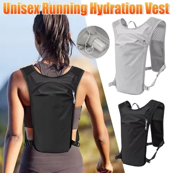 Trail Running Backpack Breathable Hydration Vest Lightweight Cycling Run Jogging Marathon Backpack Outdoor Sports Hiking Vest