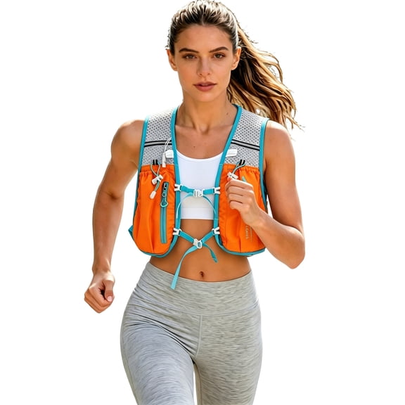 Trail Running Pack Hydration Vest No Bounce Reflective for Hiking Cycling Outdoor