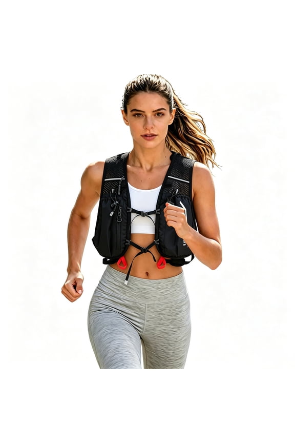 Trail Running Pack Hydration Vest No Bounce Reflective for Hiking Cycling Outdoor