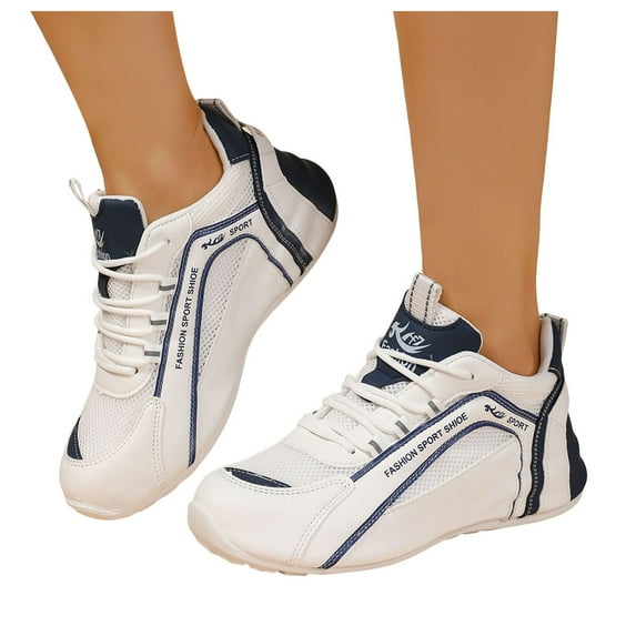 Trail Running Shoes for Women 2025 Comfortable Mesh Cross Trainers Jogging Workout Fashion Sneakers White