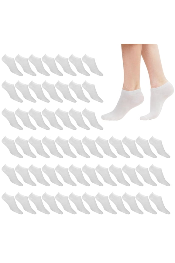 Trail maker Women’s Ankle Socks,100 Pairs Bulk, Moisture-Wicking Ankle Socks for Women size 9-11, Heat & Cold Resistant, Bulk Men’s Socks for Work, Everyday Wear & Homeless Donation