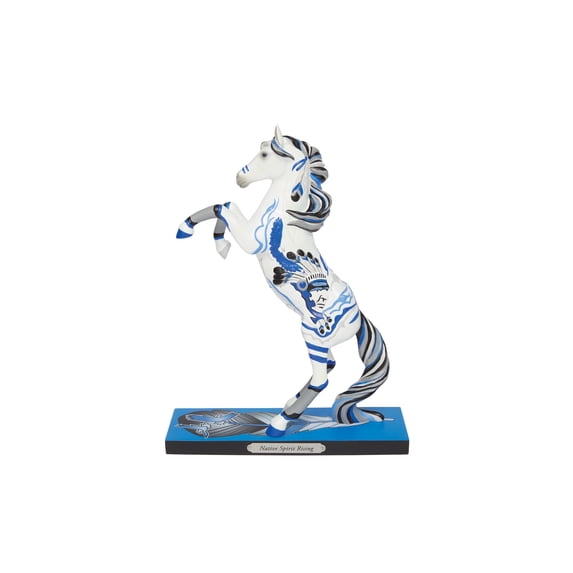 Trail of Painted Ponies Native Spirit Rising Horse Figurine 10.5in H
