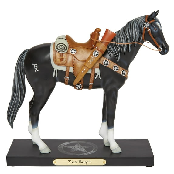Trail of Painted Ponies Texas Ranger Horse Figurine 7.3in H