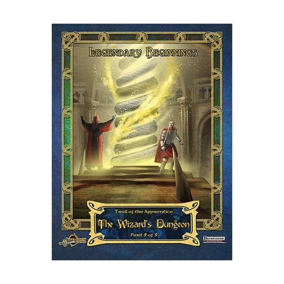 Legendary Games Trail of the Apprentice - The Wizard's Dungeon (Pathfinder) New