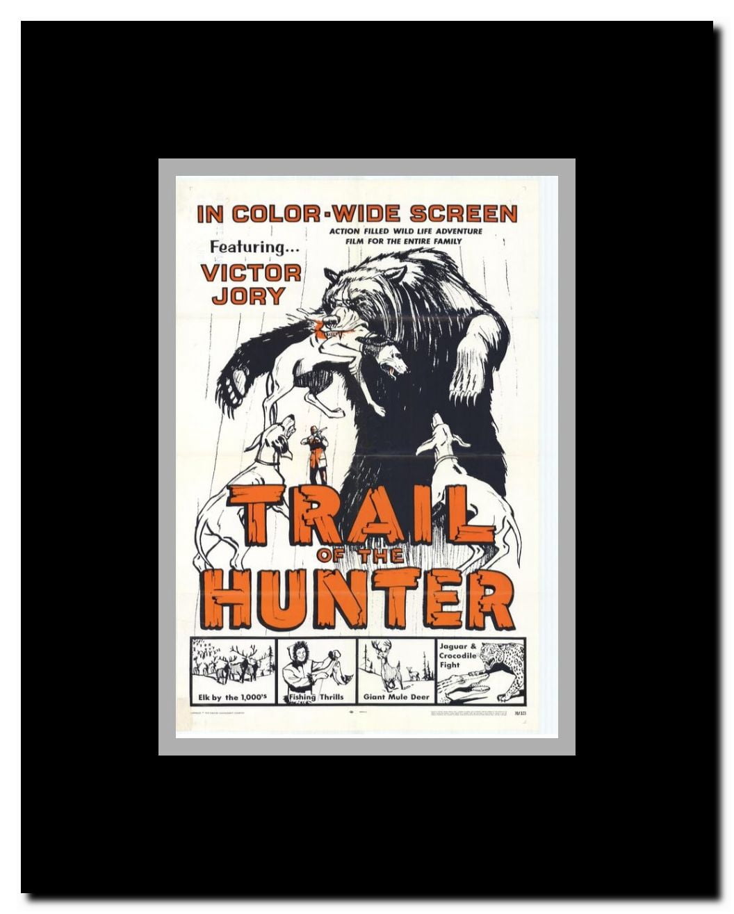 Trail of the Hunter Framed Movie Poster