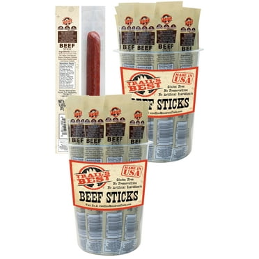Trail's Best 1.1oz Beef Sticks 16-ct Tubs - 2 Tubs
