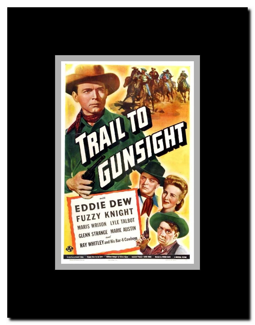 Trail to Gunsight Framed Movie Poster