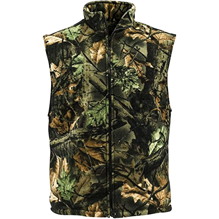 Fleece camo clearance vest