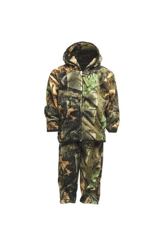 Infant Camo Two Piece Fleece Jacket & Pants Set, 5T, Camo