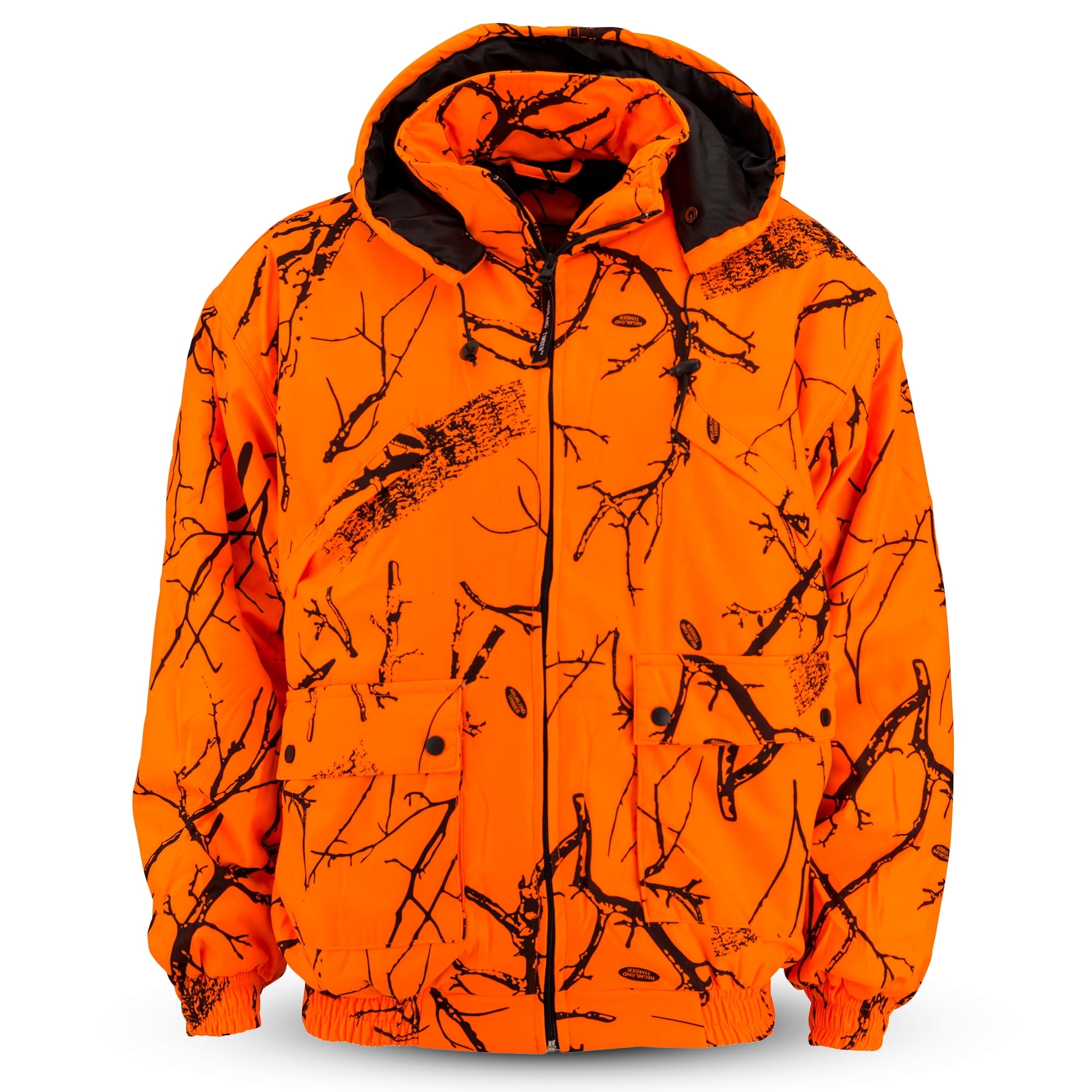 Mens orange camo jacket deals