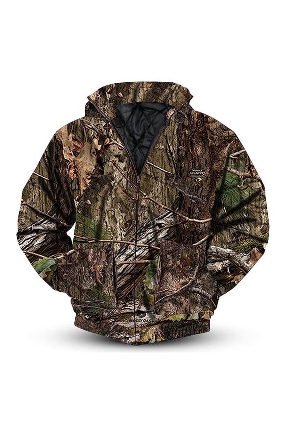 Men's Insulated & Waterproof Hunters Tanker Jacket, Mossy Oak Camo , Country DNA, 4X