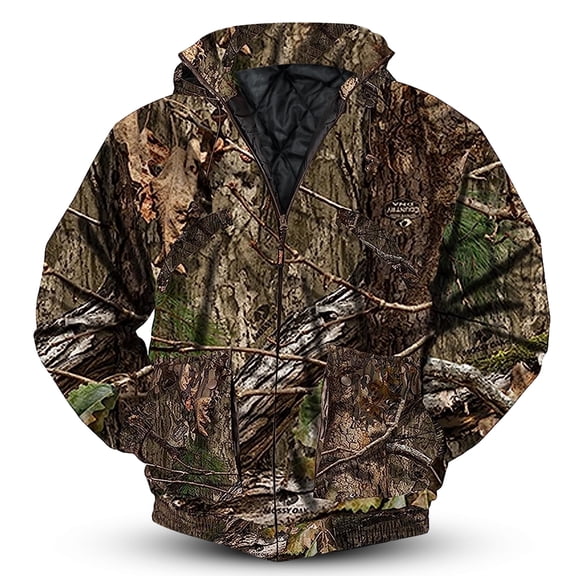 TrailCrest Men's Insulated & Waterproof Hunters Tanker Jacket, Mossy Oak Camo, Country DNA, XL