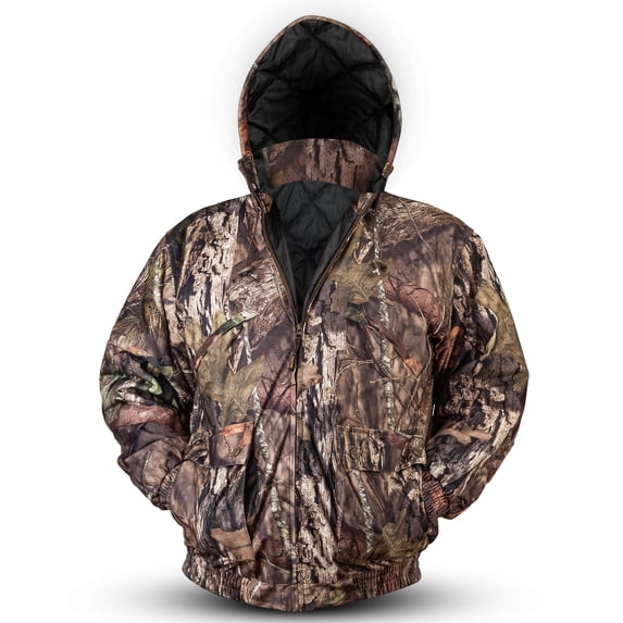 TrailCrest Mens Insulated & Waterproof Mossy Oak Camo Jacket, Break-up Country, Medium