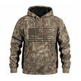 thumbnail image 1 of TrailCrest by Treel Men's Mossy Oak Hoodie Sweatshirt - Comfortable Stylish Jacket for Outdoor Activities, Hunting and Casual Wear, Country Roots Camo & Black, Medium, 1 of 5