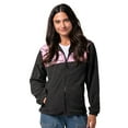 thumbnail image 1 of TrailCrest Women’s Fleece Long Sleeve Full Zip Jacket Coat, Charcoal & Pink Camo, Small, 1 of 9